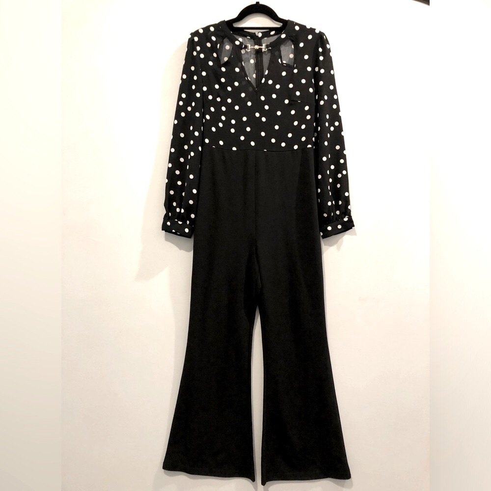 Polka dot jumpsuit